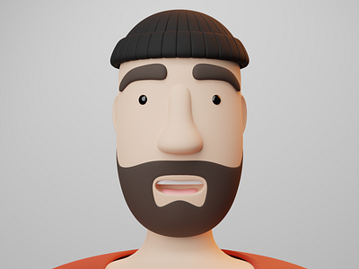 3D MAN 3d blender character character3d design dribbble best shot graphic design