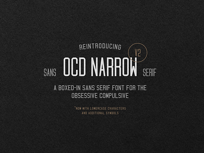 OCD Narrow (V2)