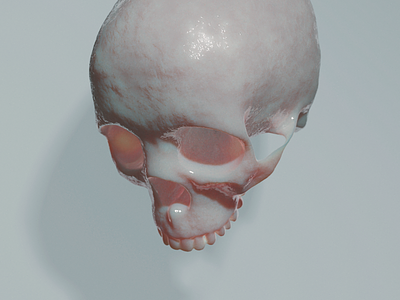 Porcelain Skull NFT 3d 3d skull adobe dimension blender blender 3d blender3d c4d cinema4d crypto crypto art crypto trading crypto wallet foundation nft nftart nfts rarible skull skull art skulls