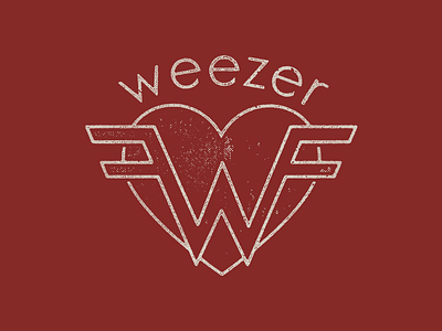 Weezer apparel approved art design illustration merch merchandise shirt texture
