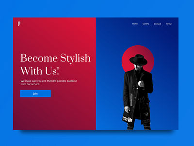 Stylish branding design flat minimal typography ui ui ux ux web website