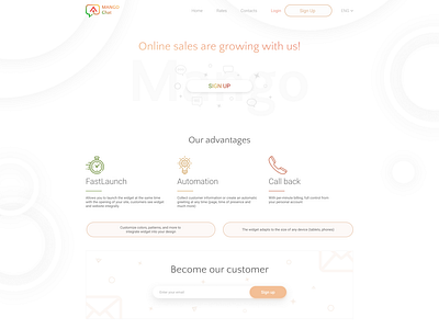 Mango site / Chat service