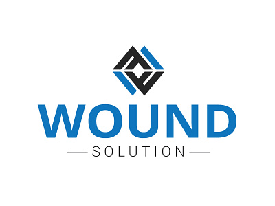 Wound Solution Logo awesome branding branding design business logo clean clean app clear corporate crative creative logo design graphic design illustration logo logo design professional professional design