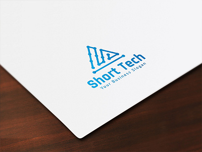 Short Tech awesome branding branding design business logo clean corporate crative design graphic design illustration logo logo a day logos print design professional professional design vector