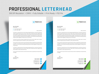 Professional Letterhead 2019 a4 awesome branding branding design business clean colorful corporate crative design graphic design letterhead design letterhead template multicolor print print design professional professional design psd