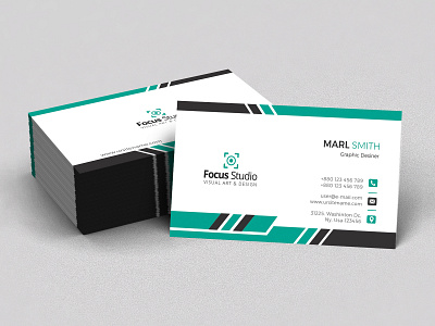 Business Card awesome biz card blue brand design brand identity branding branding design business business card card clean color concept corporate crative design graphic design print design professional professional design