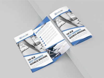 Fri Fold Brochure Design a4 awesome blue branding branding design brochure brochure template business clean colorful corporate crative design graphic design print design professional professional design simple tri fold tri fold brochure