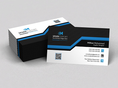 Business Card awesome biz card blue branding branding design business business card business card psd card card design clean colorful corporate crative design graphic design print design professional professional design vector