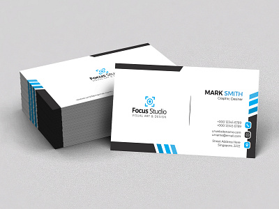 Business Card awesome biz card blue branding branding design business business card card clean colorful concept corporate crative design graphic design print design professional professional design simple template