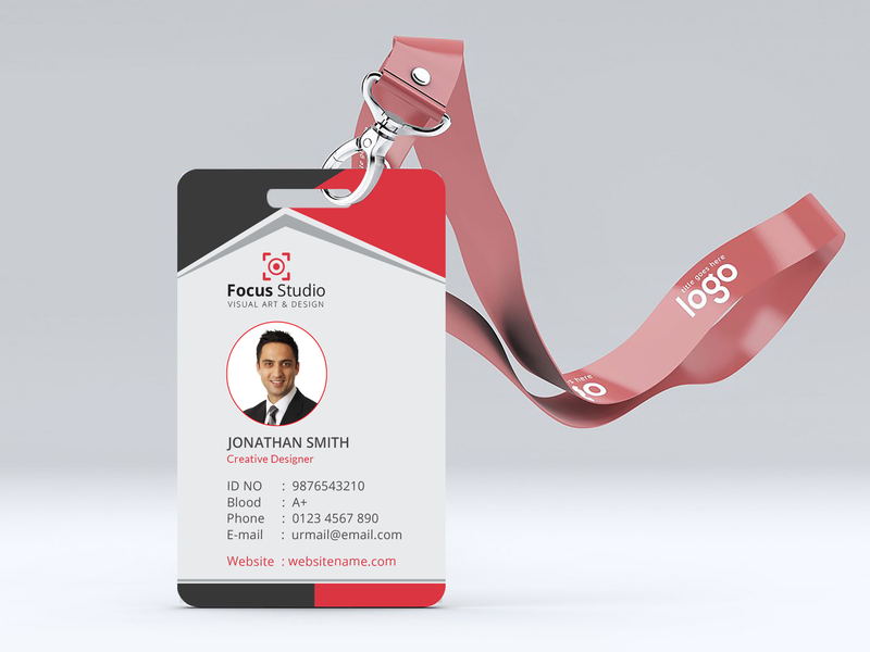 Official Id Card Design 2899