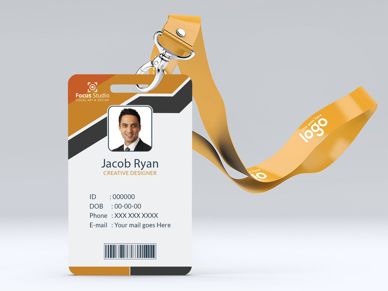 Modern Id Card Design Template