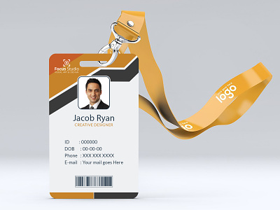 ID Card Design awesome branding branding design business clean corporate crative design graphic design id id card id card design ideas identity design print design professional professional design student id