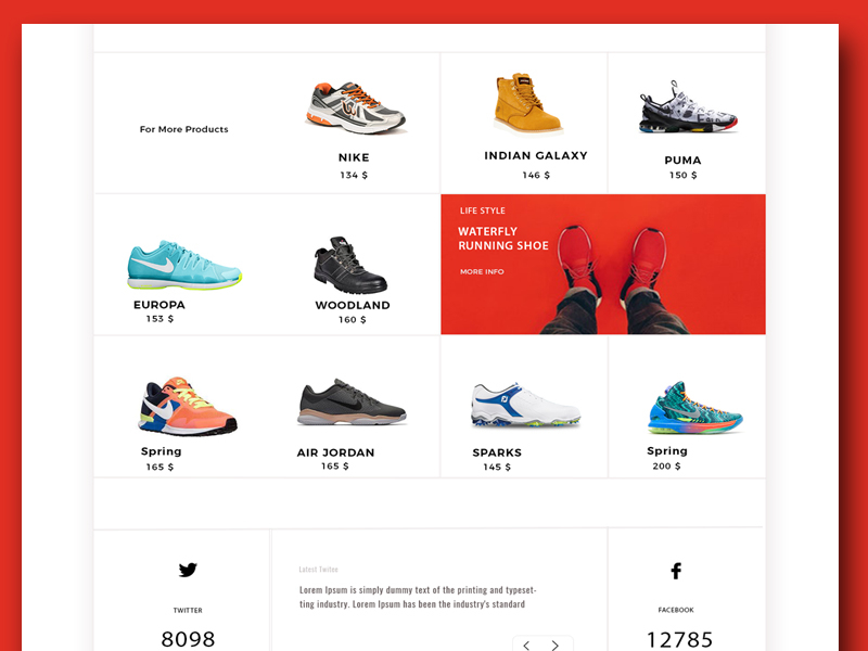 eCommerce | product listing by Rajkamal on Dribbble