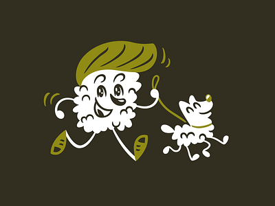 Character for Sushi Freak branding character dog food illustration roll sushi vector