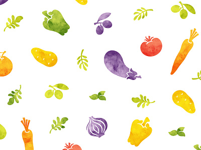 Healthy food pattern color eco food fresh friendly fruit healthy illustration natural pattern vegetables