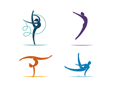 Azerbaijan Gymnastics Federation athletics icon pictogram
