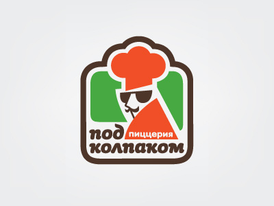 Logo for pizzeria in the mafia-style branding character food identity illustration italia logo logotype mafia mark pizza pizzeria restoraunt