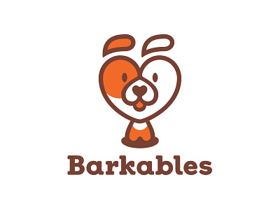 Barkables branding dog fun heart love mark pet pet food subscription box