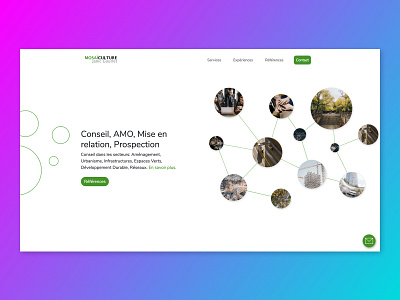 Mosaïculture bootstrap ui uiux webdesign