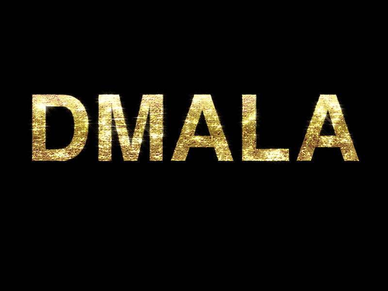 DMALA Sparkle animation design typography