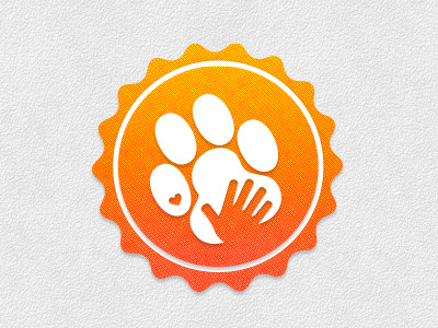 Molendier logo animals hand healing identity illustration logo love paw people reiki sun