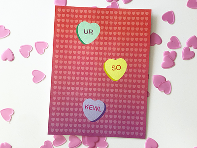 Valentines Card cool digital art heart illustrator sweethearts valentines day