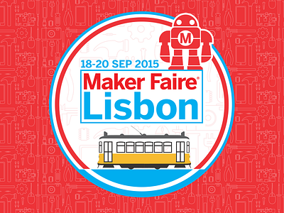 Maker Faire Lisbon Badge badge lisbon maker faire