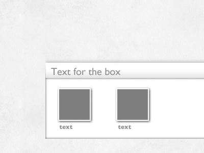 Detail Content Box box content greyscale web