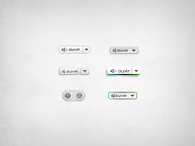 "ouvir" grey icon listen music play share