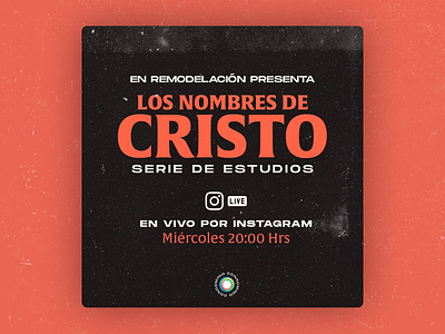 Los nombres de Cristo christian concept cover cover art design diseño instagram podcast podcast art