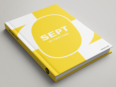 FONT SPECIMEN book cover design first post first shot font design student project typography