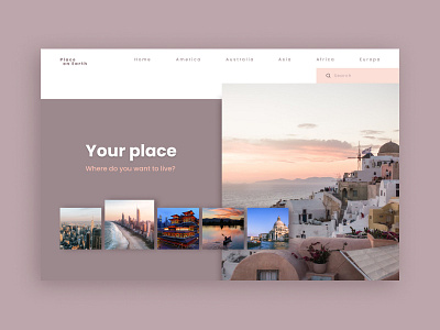 Website for a travel agencies: landing page UI design figma landing page ui ux web design