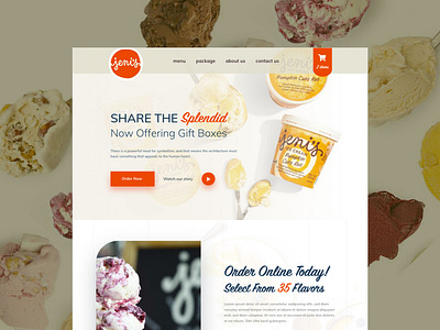 Ice Cream Website