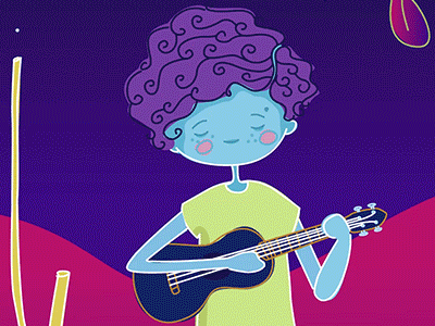 Ukulele Vibes colorful illustration music ukulele vector