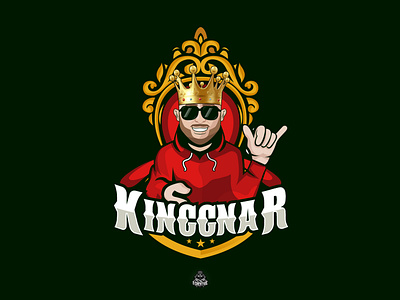 King Gamer mascot logo design cartoonmascot design esport gamer gamer logo gamers illustration king kingmascot logo logodesign mascot mascot character mascot logo mascotlogo twitch logo vector vintage logo