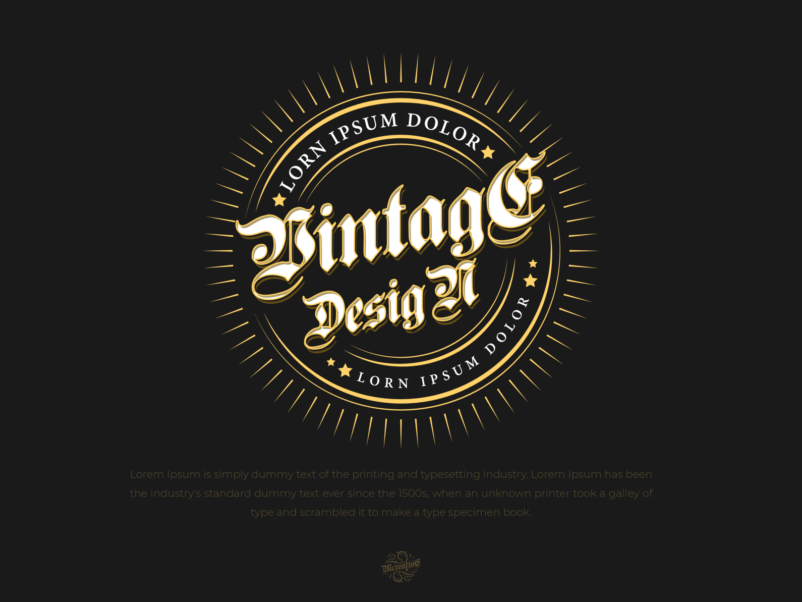 vintage logo template png