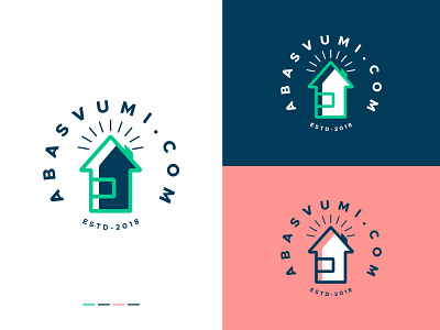 ABASVUMI Real Estate logo Design branding concept design icon illustration logo logos minimal minimal logo real estate real estate agency real estate agent real estate branding real estate logo typography