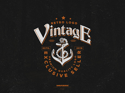 Retro Vintage Logo Design Practice (02)