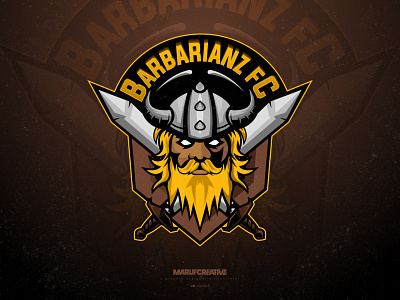 Barbarianz FC logo design