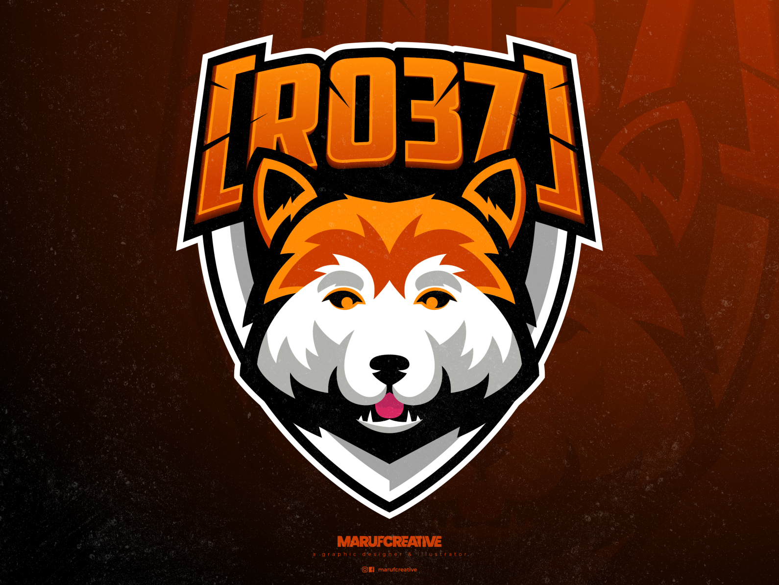 Wolf Mascot Logo Design for Gaming Channel by Maruf Sheikh on Dribbble