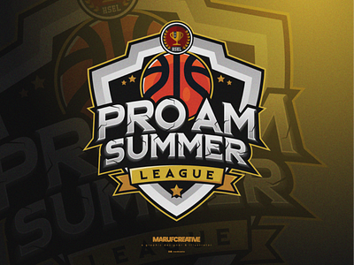 Pro Am Summer League Sports Logo Design badge logo basketball logo branding cartoonmascot concept esportlogo esports logo illustration league league logo design mascot character mascotlogo soprts soprtslogo vector vintage logo