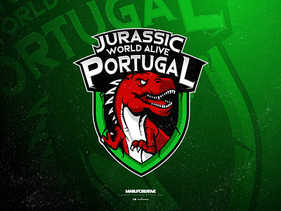 Dinosaur Mascot Logo Design | Jurassic World