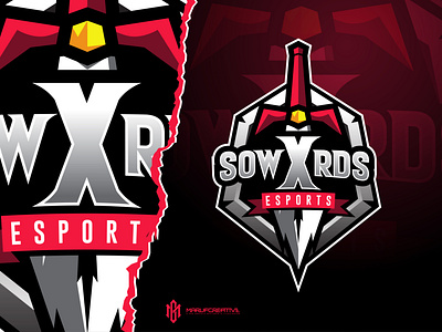 Swords Gaming Logo Design