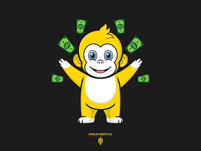 Moneky Inu Crypto Logo Design!