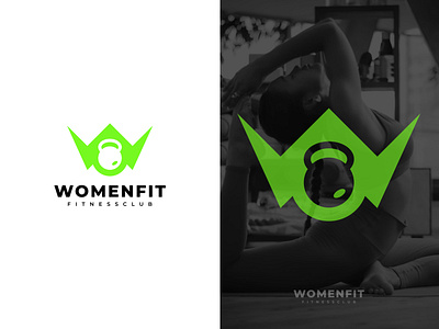 WomenFit Fitness Logo Design, GYM Logo