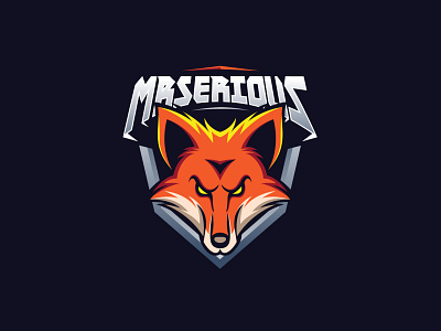 Fox Gaming Mascot Logo Design, Fox Mascot