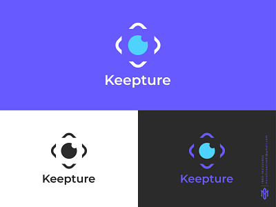 Keepture Minimal Camera Icon Logo Design