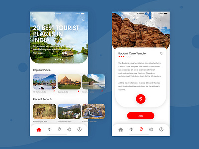Tourist App Concept Design