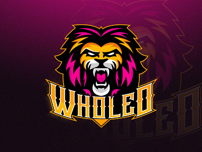 Lion Mascot logo design