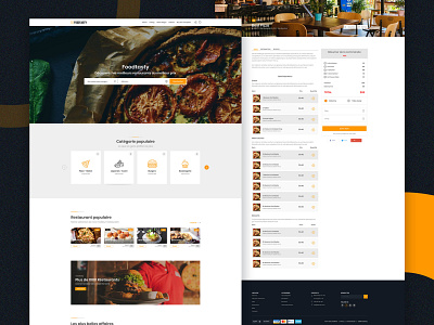 FOODTASTY - Template app branding concept design interface template templatedesign typography ui ui ux ui design uidesign user interface ux uxdesign